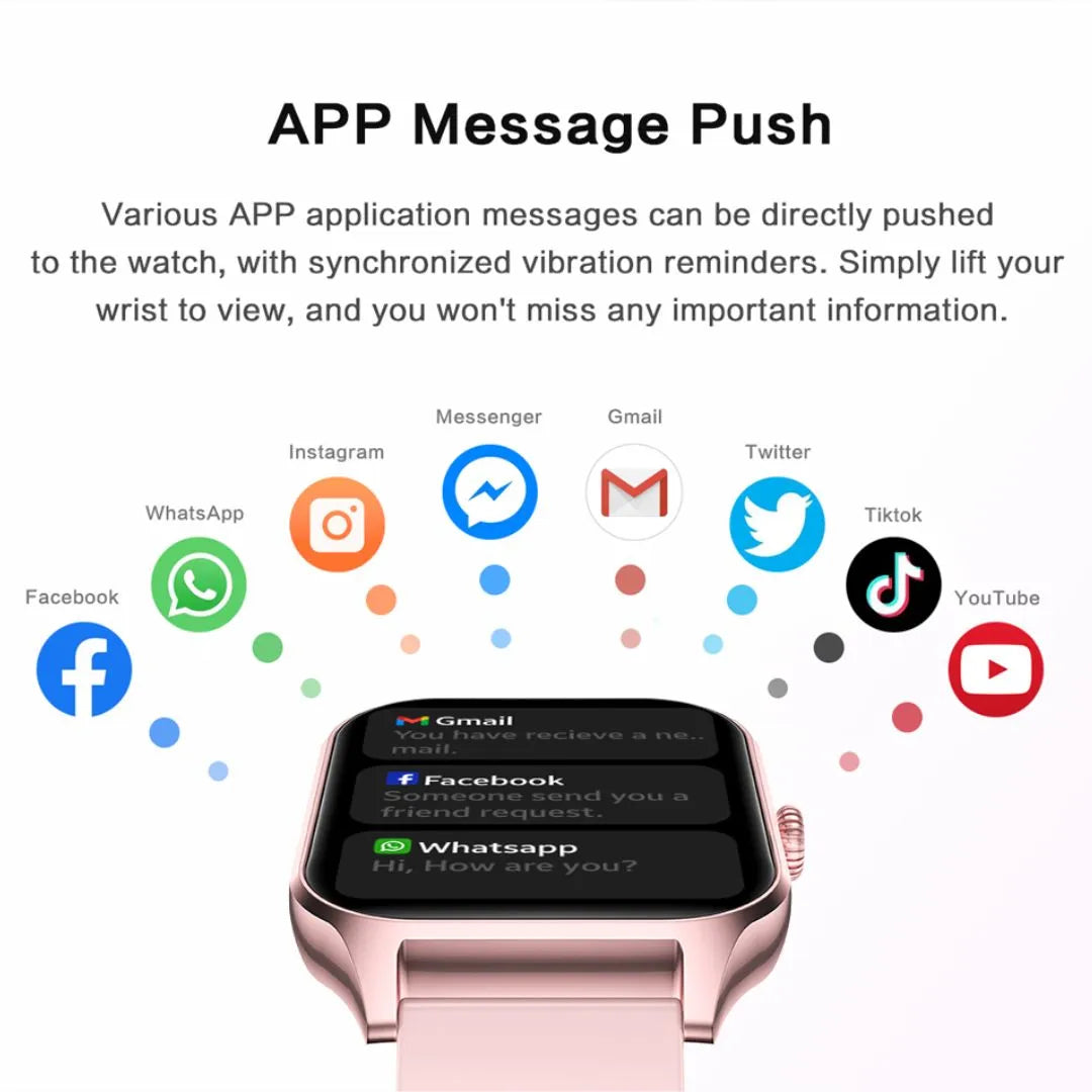 Multifunktionale Smartwatch (Uhr + kostenloses Armband)