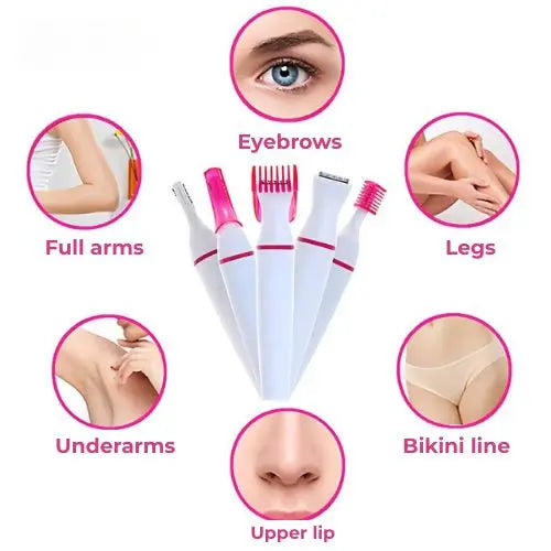 5-in-1 Portable Electric Hair Remover