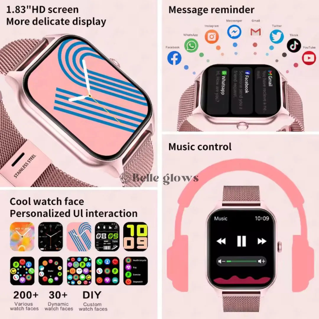 Multifunctional Smartwatch (Watch + Free Bracelet)