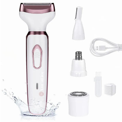 Women's 4-in-1 Electric Hair Remover - Waterproof