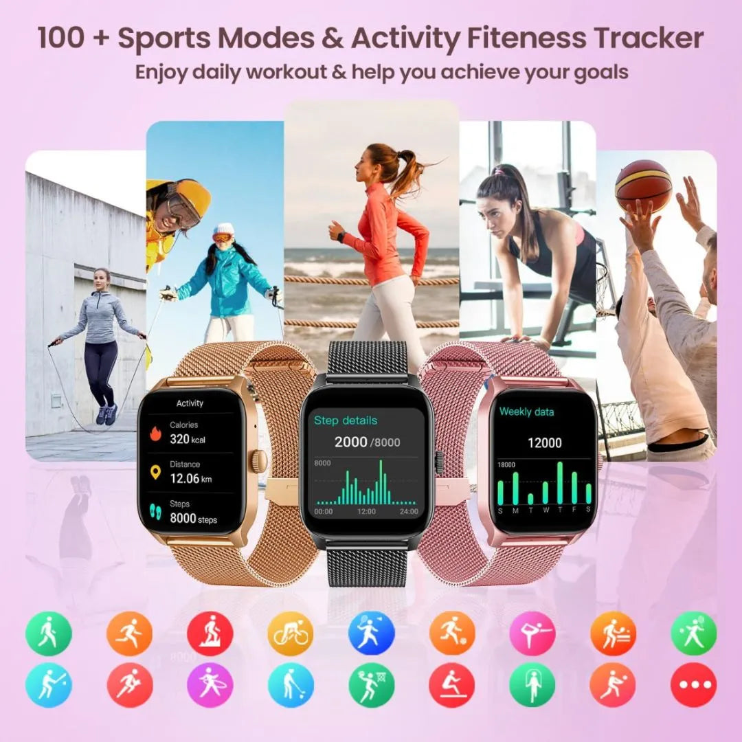 Multifunctional Smartwatch (Watch + Free Bracelet)