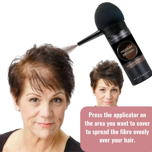 Keratin Hair Fiber – Restore Volume and Conceal Thinning Areas in Seconds