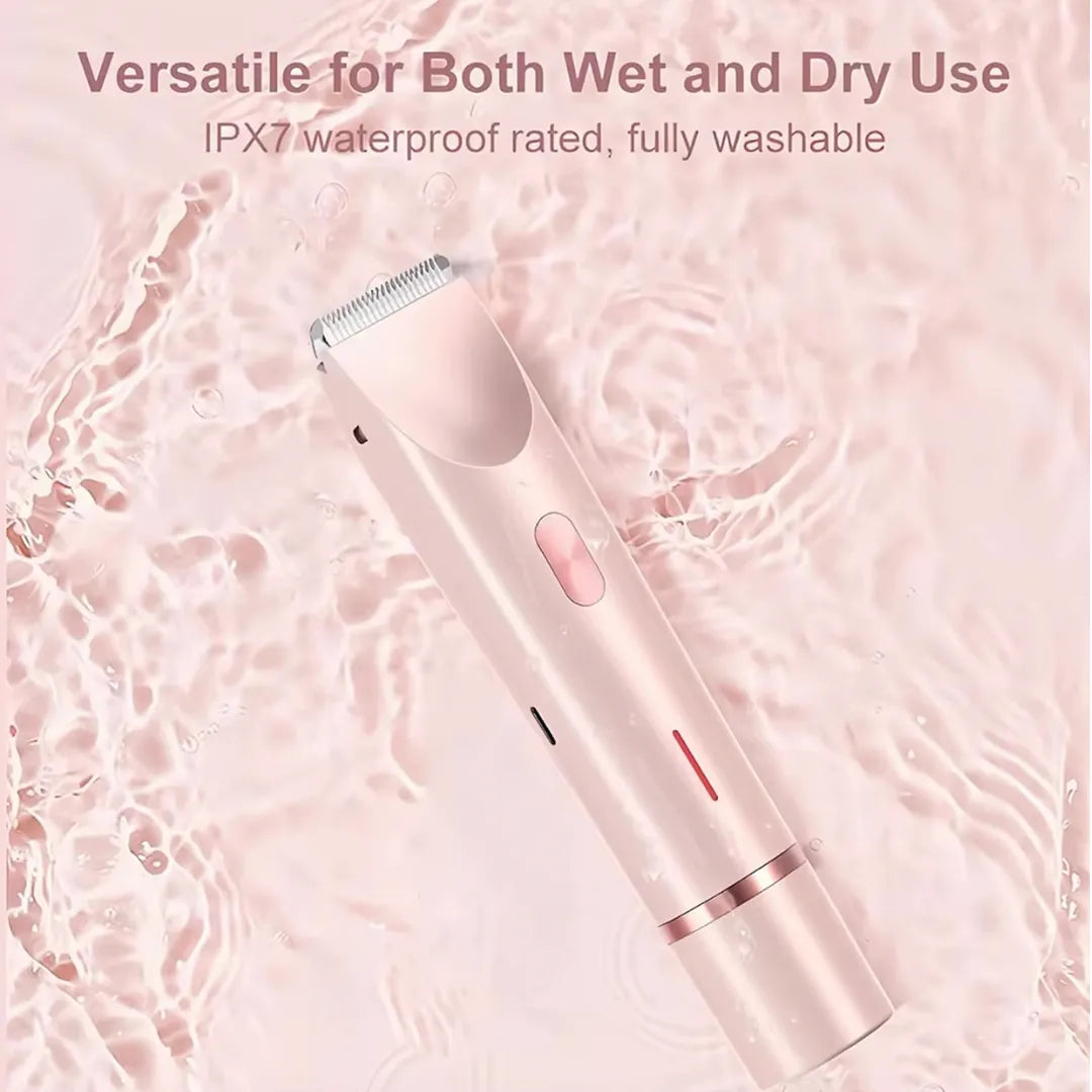 2-in-1 Waterproof Body and Facial Hair Remover