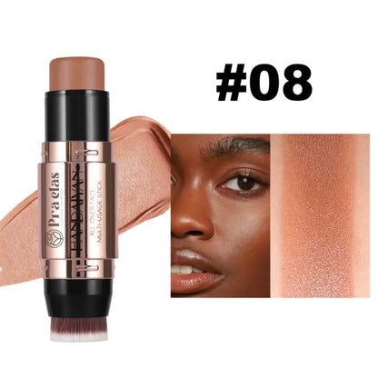 Stick Foundation with Integrated Brush