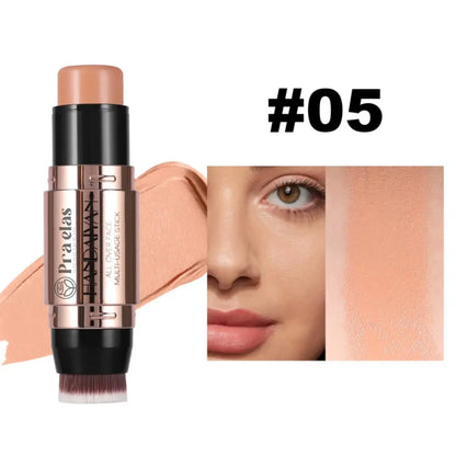 Stick Foundation with Integrated Brush
