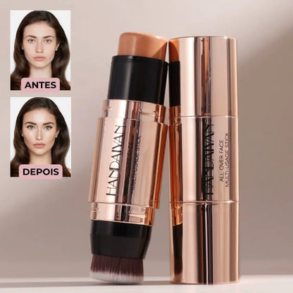 Stick Foundation with Integrated Brush