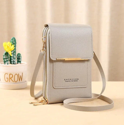 Bolsa Porta Celular de Couro - Pra Elas