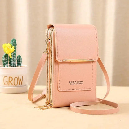 Bolsa Porta Celular de Couro - Pra Elas