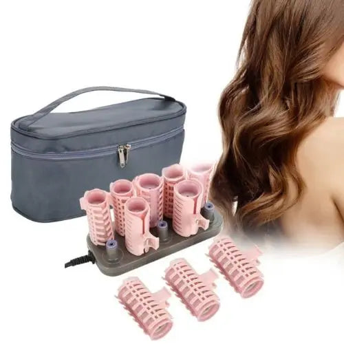10-Piece Hair Roller Kit - Premium Hot Rollers